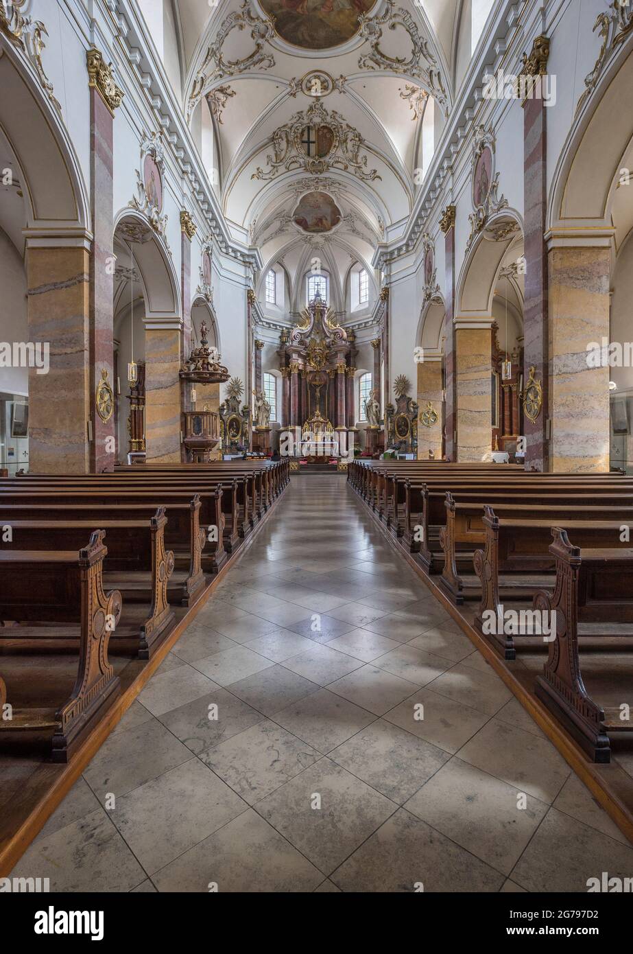 Interior Shot Of The Parish Church Of St Blasius Hi res Stock interior-shot-of-the-parish-church-of-st-blasius-hi-res-stock