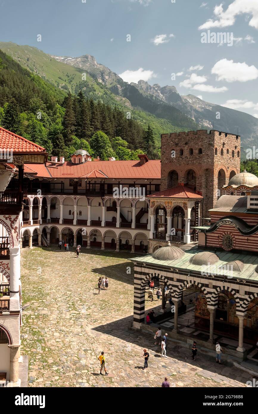 Rila Monastery,Rila Mountain,Bulgaria, Stock Photo