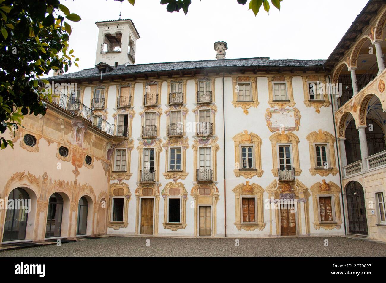 Miasino, Novara, Piedmont, Italy, Europe. Villa Nigra (16th18th