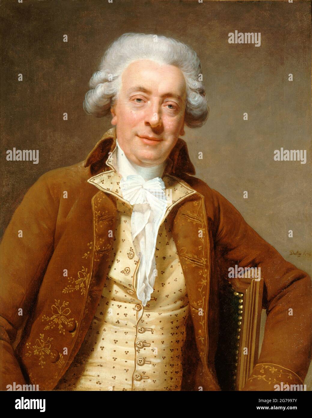 Portrait of the Architect Claude-Nicolas Ledoux (1736-1806). Museum: Musée Carnavalet, Paris. Author: MARTIN DROLLING. Stock Photo