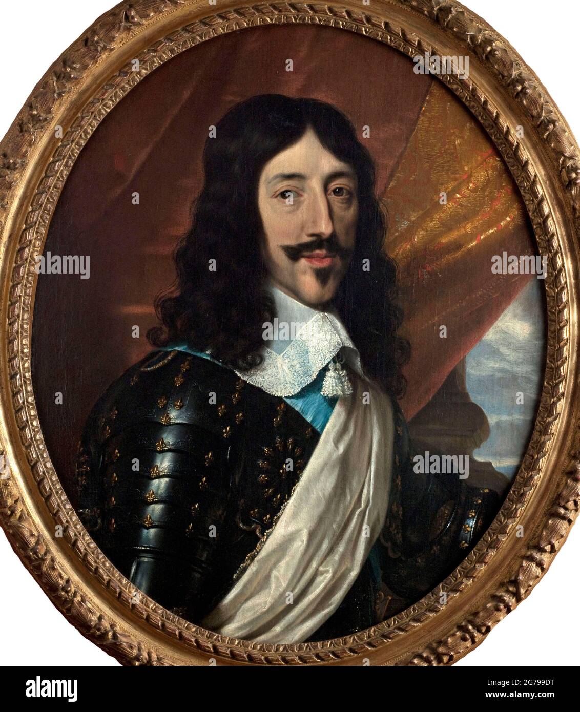 Portrait of Louis XIII of France (1601-1643). Museum: Musée Carnavalet, Paris. Author: ANONYMOUS. Stock Photo