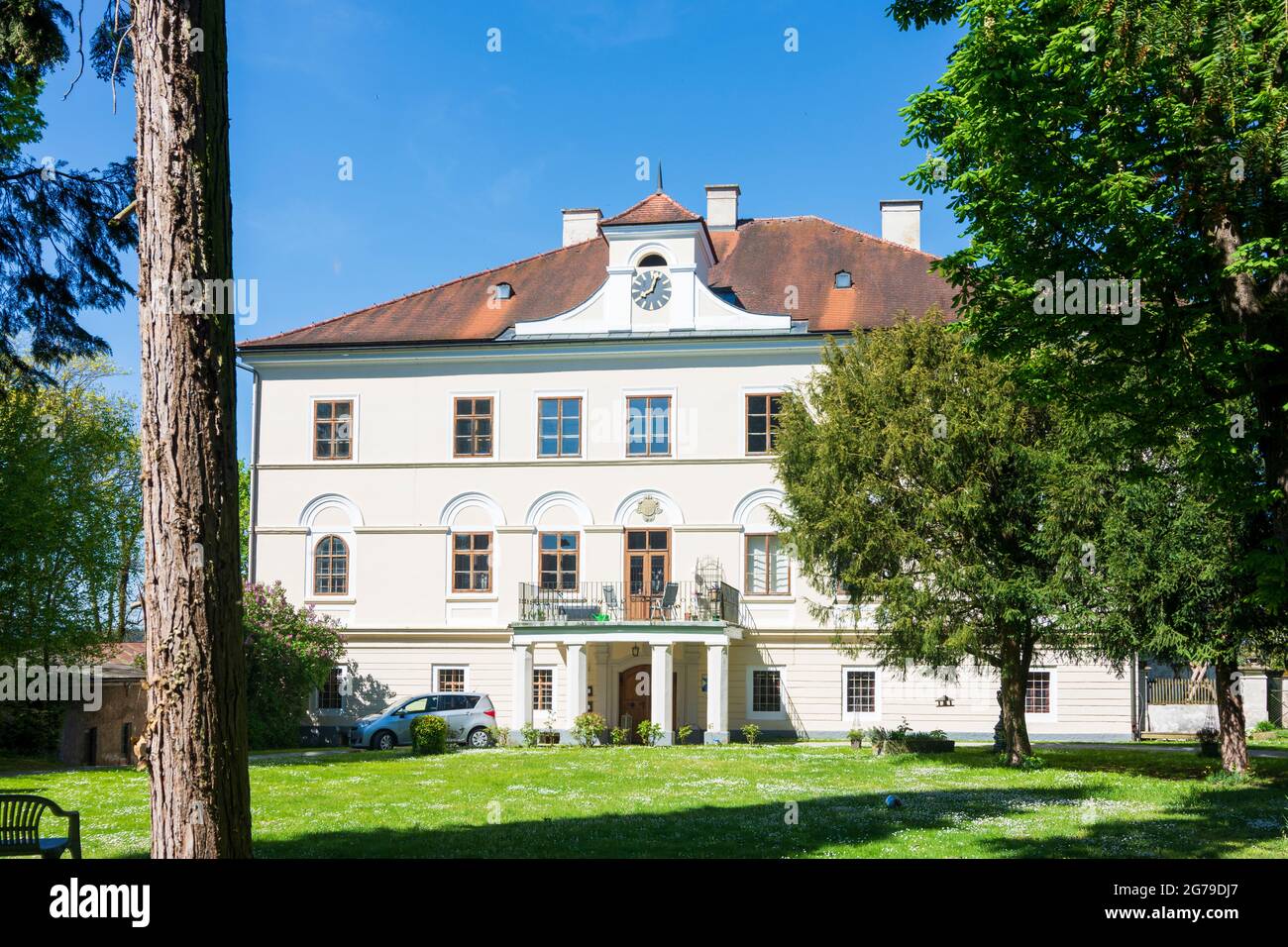 Allhartsberg, Schloss Kröllendorf Castle in Mostviertel region, Niederösterreich / Lower Austria, Austria Stock Photo