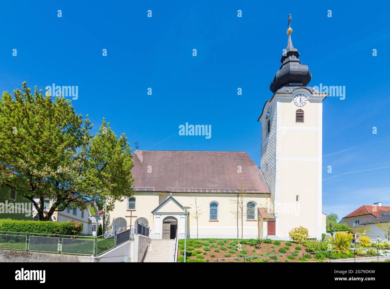 Euratsfeld, church Euratsfeld in Mostviertel region, Niederösterreich / Lower Austria, Austria Stock Photo
