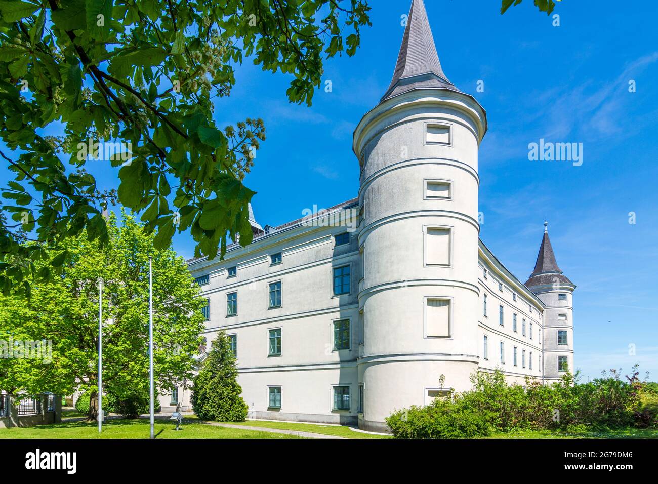 Wolfpassing, Schloss Wolfpassing Castle in Mostviertel region, Niederösterreich / Lower Austria, Austria Stock Photo