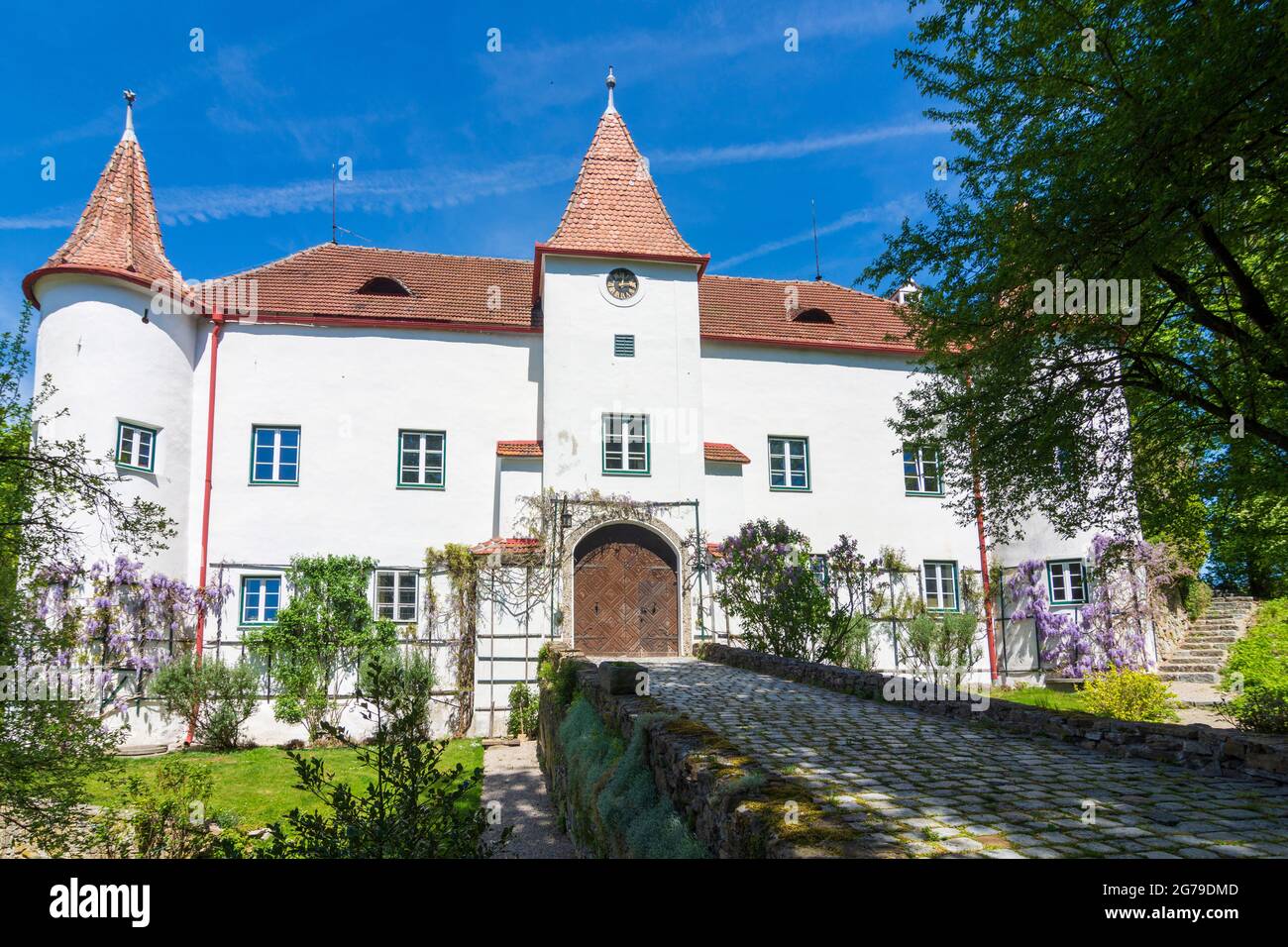 Ferschnitz, Schloss Senftenegg Castle in Mostviertel region, Niederösterreich / Lower Austria, Austria Stock Photo