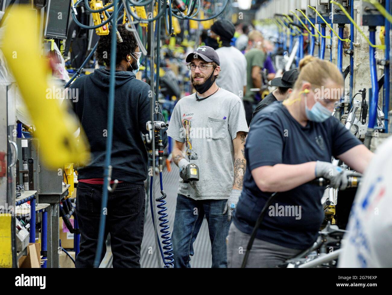 The assembly line hires stock photography and images Alamy