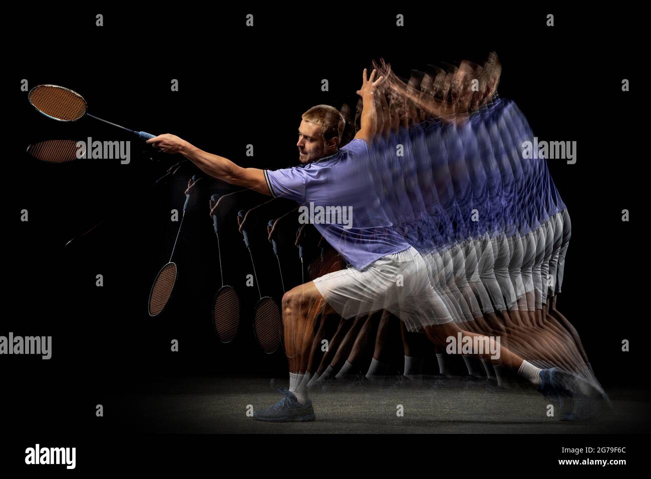 Badminton shuttlecock motion effect hi-res stock photography and images ...