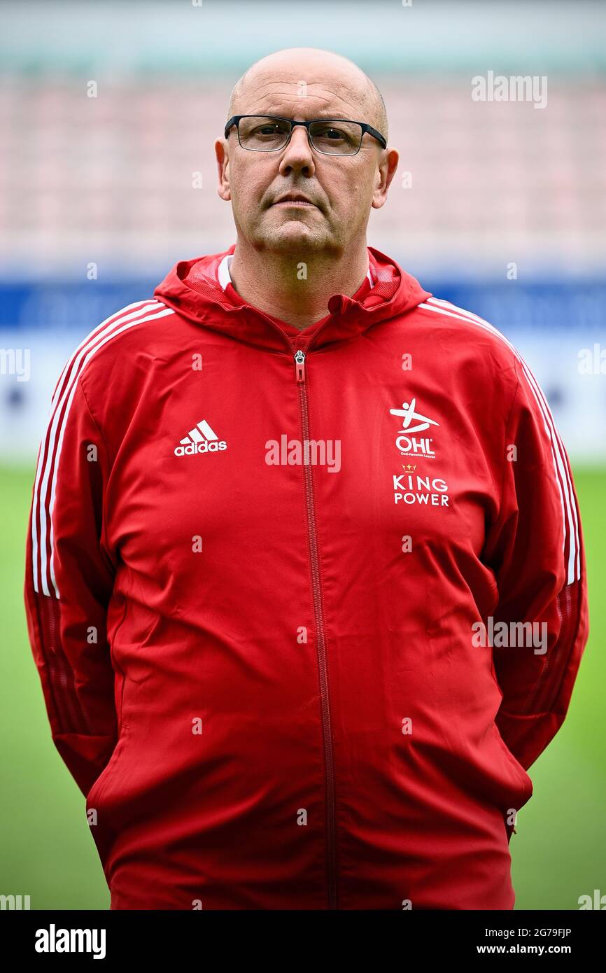 OHL's kit man Patrick Van Bael poses for the photographer, at the 2021