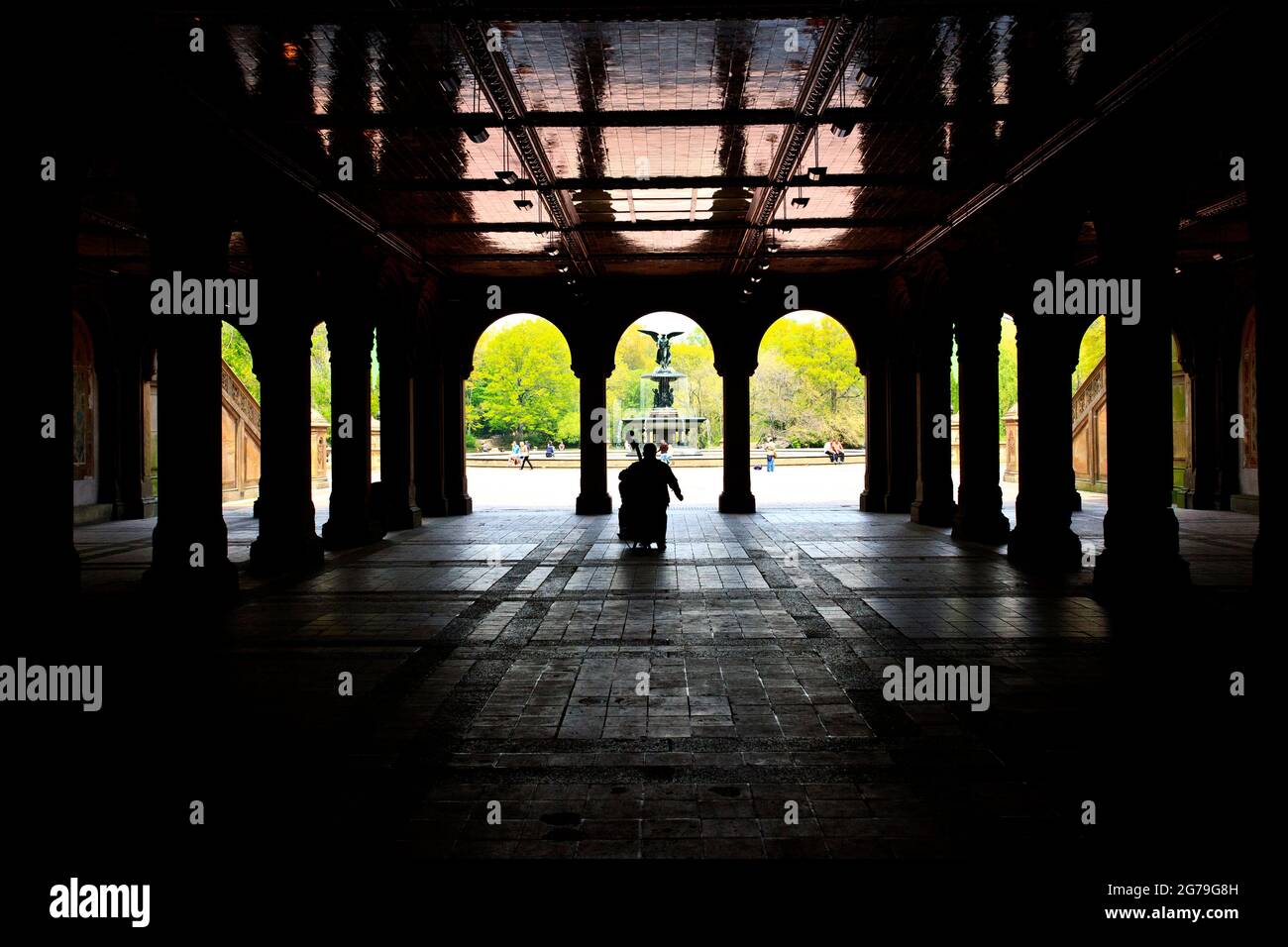 Bethesda Terrace and Fountain Stock Image - Image of view, bethesda:  91208491