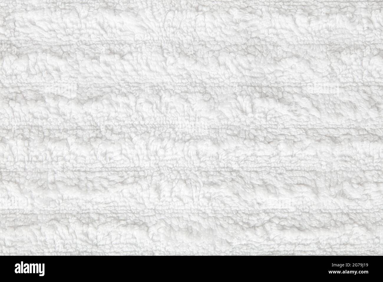 White, hotel bathtowel texture background Stock Photo