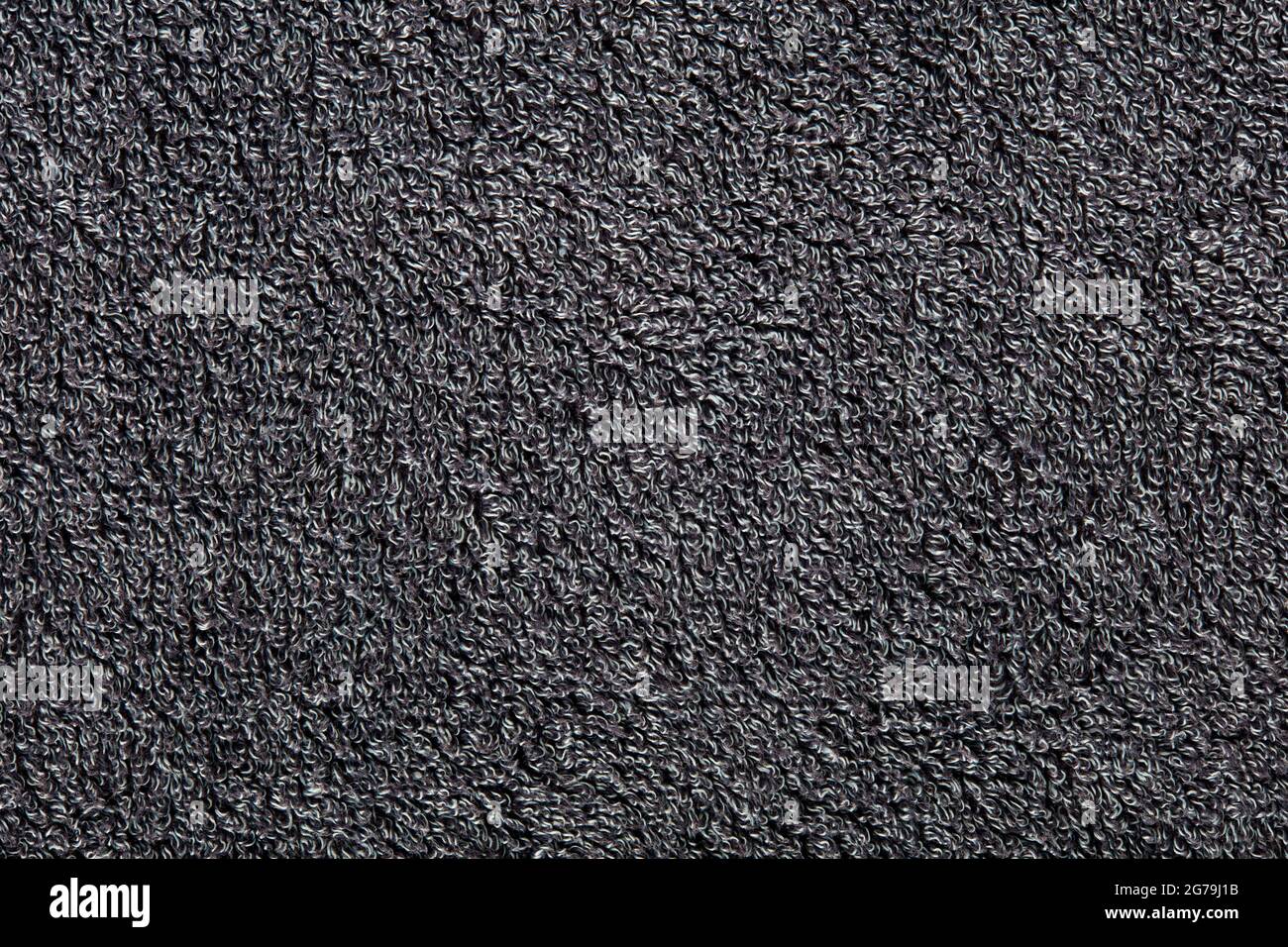 Gray towel texture background Stock Photo