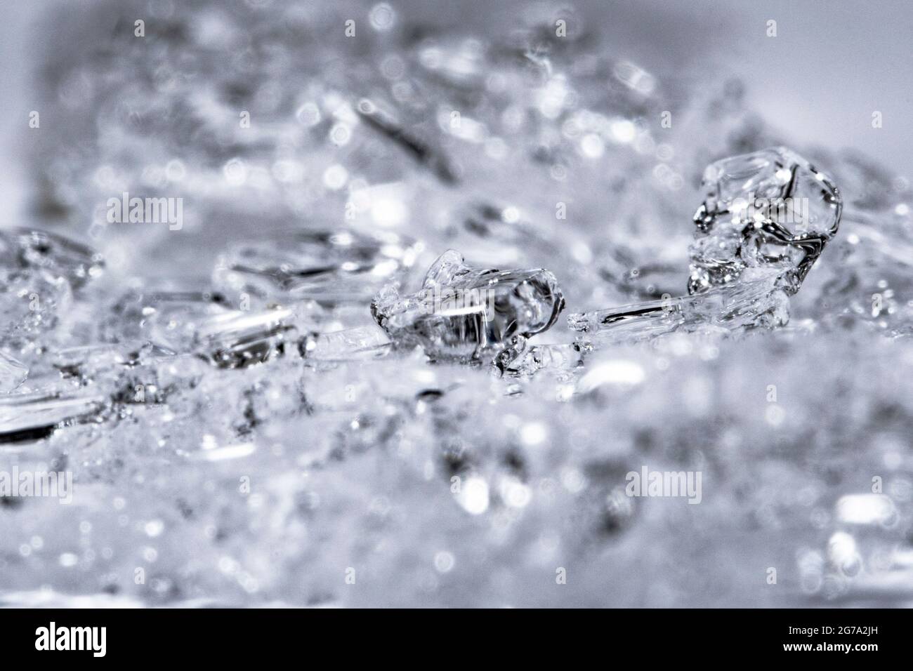 Beautiful background of ice crystals Stock Photo - Alamy