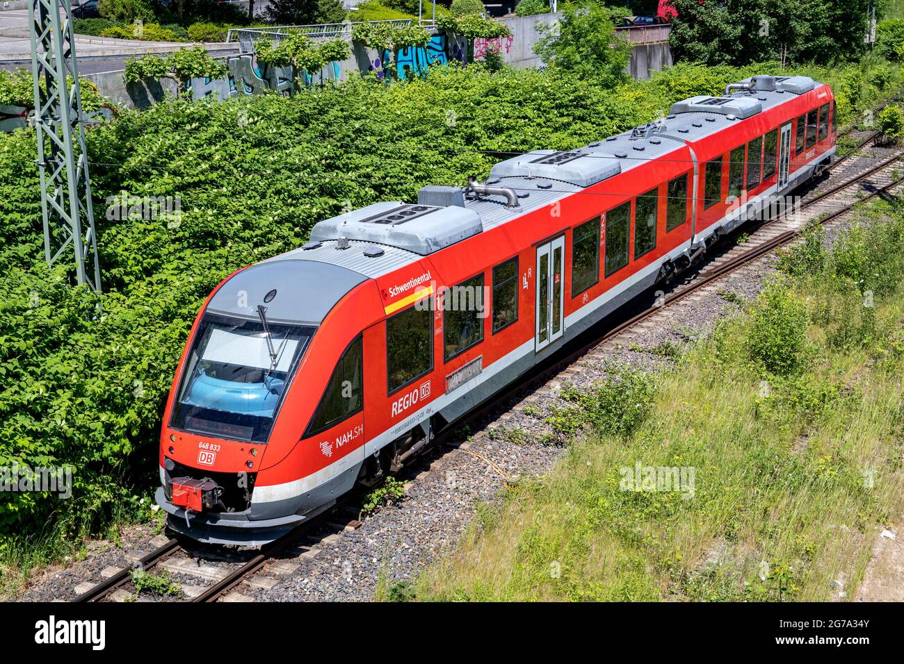 DB Regio Alstom Coradia LINT 41 train Stock Photo - Alamy