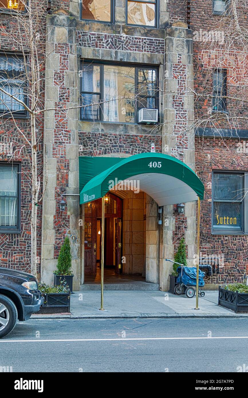 405 East 54th Street, The Sutton Collection, designed by George and Edward Blum, built 1930. Stock Photo
