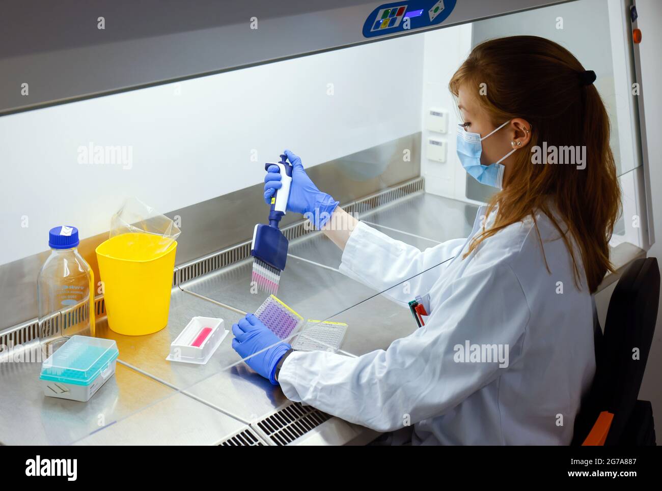 Bonn, North Rhine-Westphalia, Germany - Research in the field of immunology and infectology at the Biomedical Center II of the University Hospital Bon Stock Photo