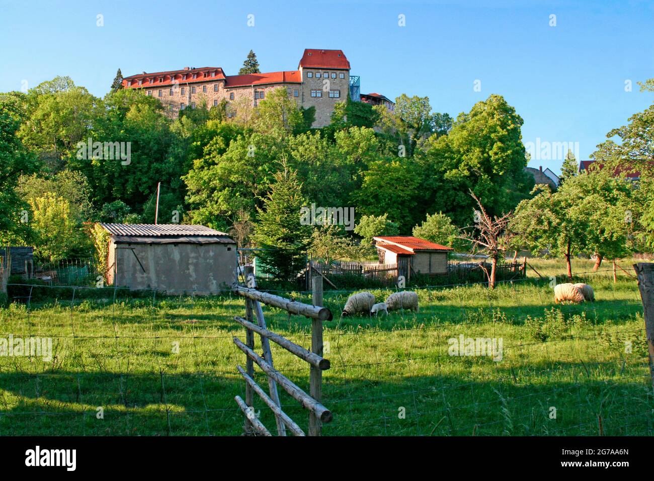 Creuzburg, temporary residence of St. Elisabeth, Eisenach, Thuringia ...