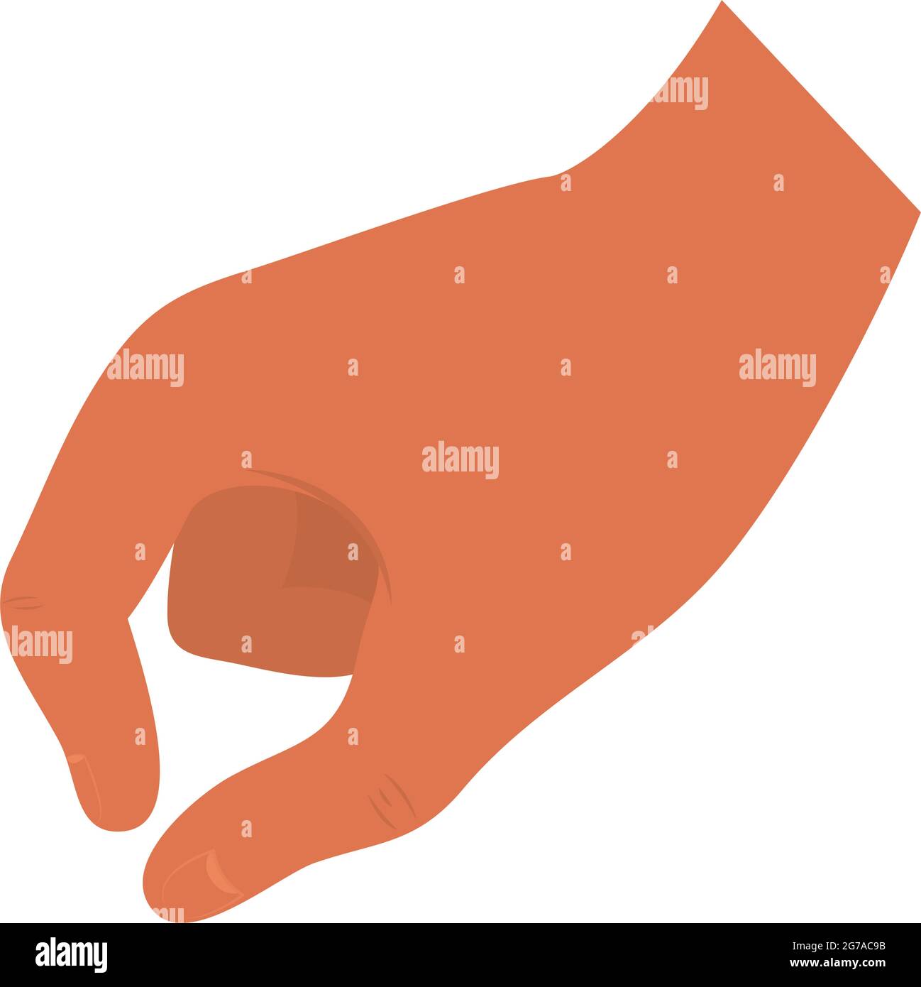 Hand gesture a little bit Stock Vector Image & Art Alamy