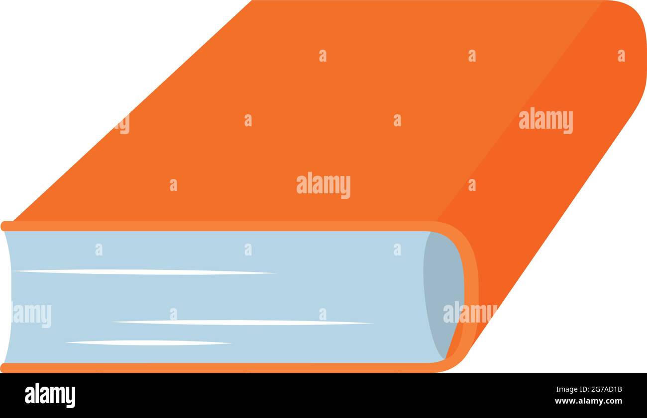 book with orange cover design Stock Vector Image & Art Alamy