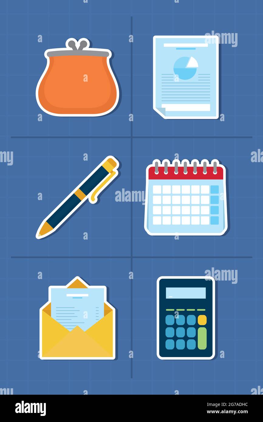 money and business icon set Stock Vector Image & Art - Alamy