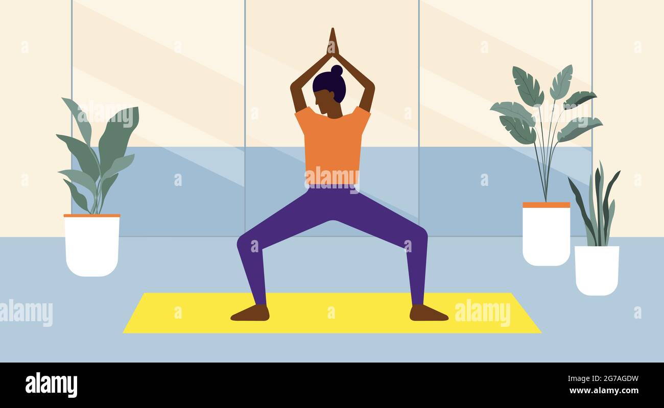 Healthy lifestyle Vector illustration in flat design Stock Vector Image ...