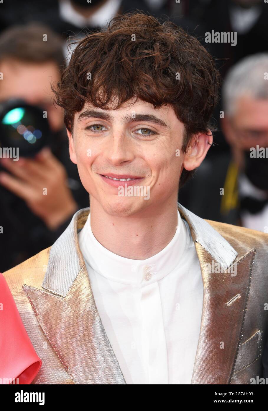 Cannes, France, 12 July 2021 Timothee Chalamet arriving at The French ...