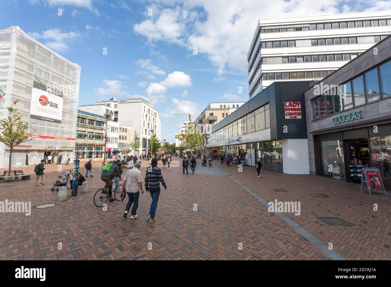 Hamburg's Altona district, Große Bergstrasse Stock Photo Alamy