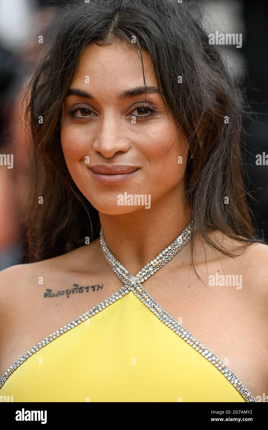 Cannes, France. 12th July, 2021. Camelia Jordana attending the premiere
