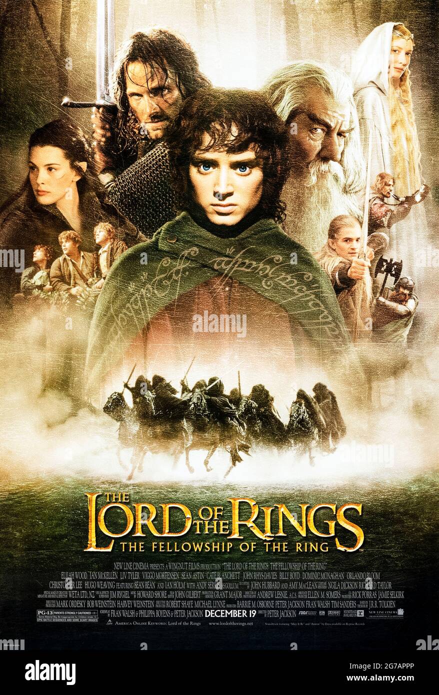 Lord of the rings movie poster hi-res stock photography and images