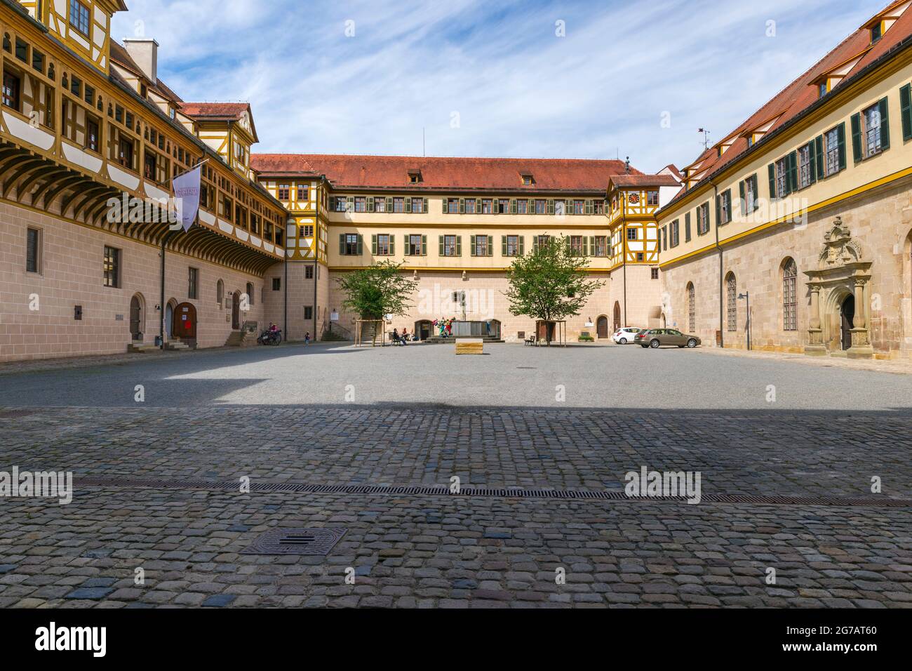 The Museum of the University of Tübingen MUT is located in Hohentübingen Castle. Stock Photo