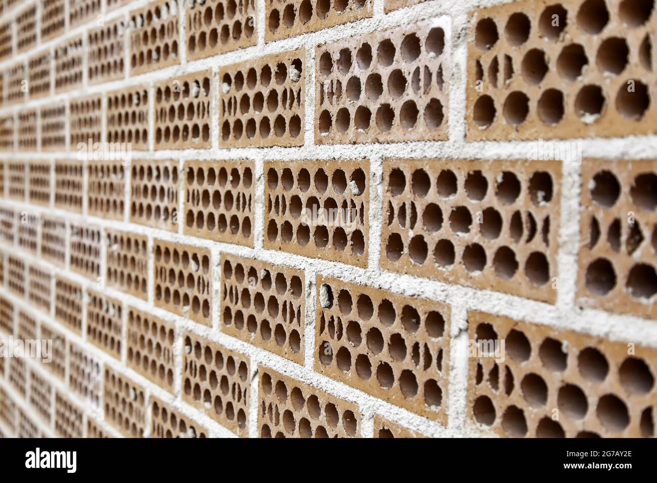 Mud brick wall detail, construction and architecture Stock Photo Alamy