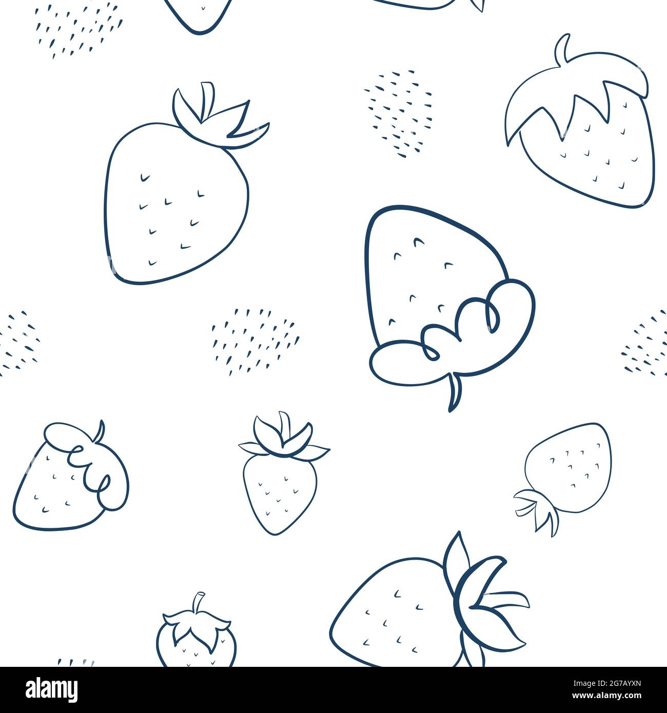 Light strawberries background for menu or packaging design, baby cloth