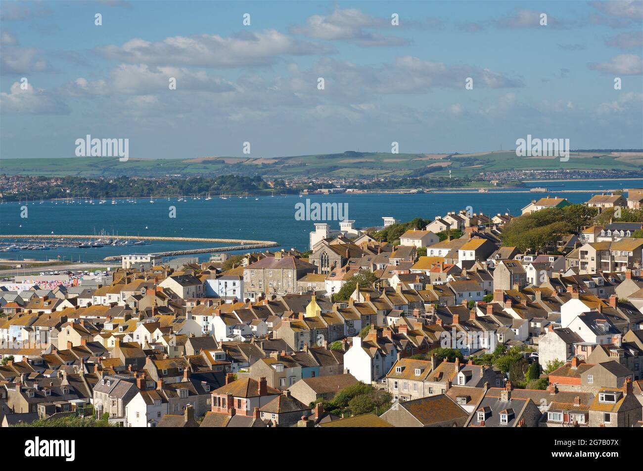 Residential houses, Fortuneswell, Underhill, Isle of Portland. Weymouth
