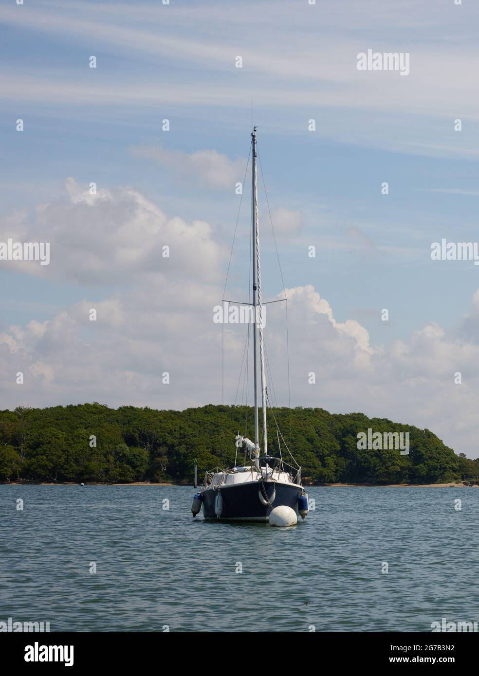 Boats seen in Chichester harbour Stock Photo Alamy