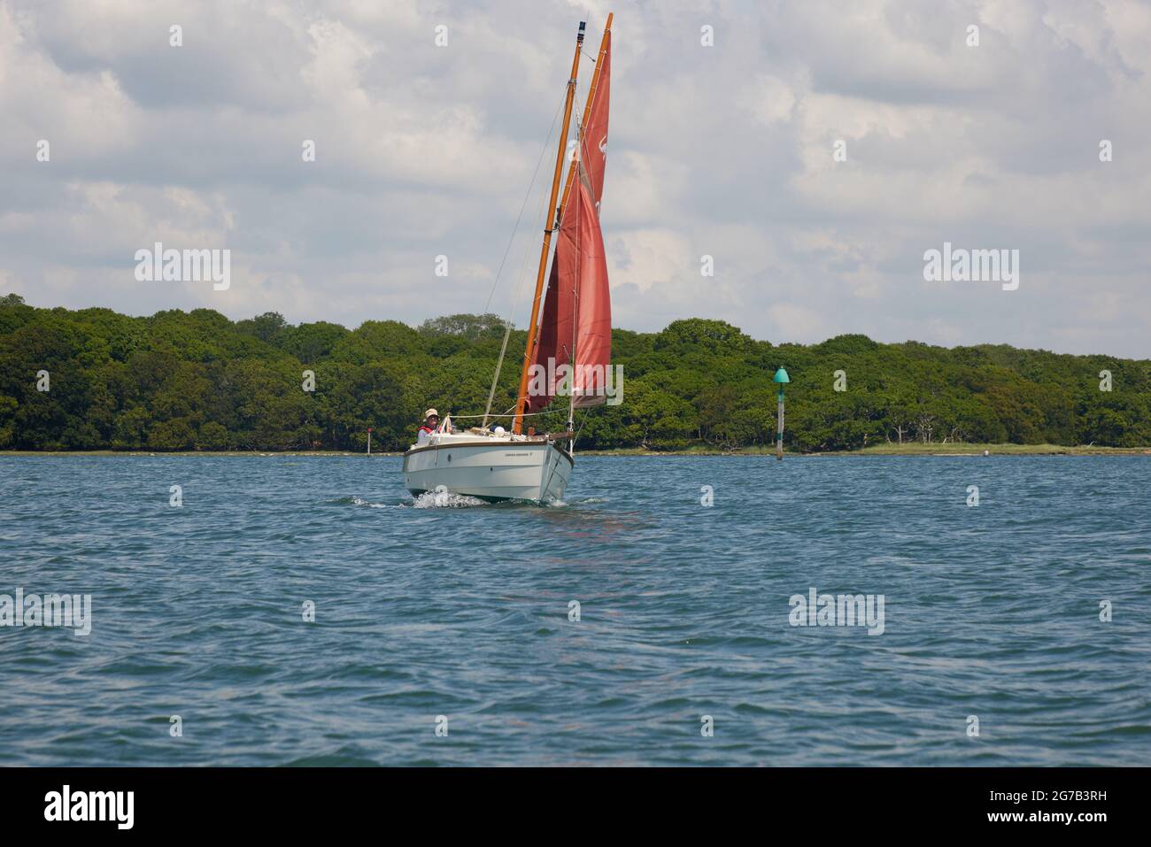 Boats seen in Chichester harbour Stock Photo Alamy