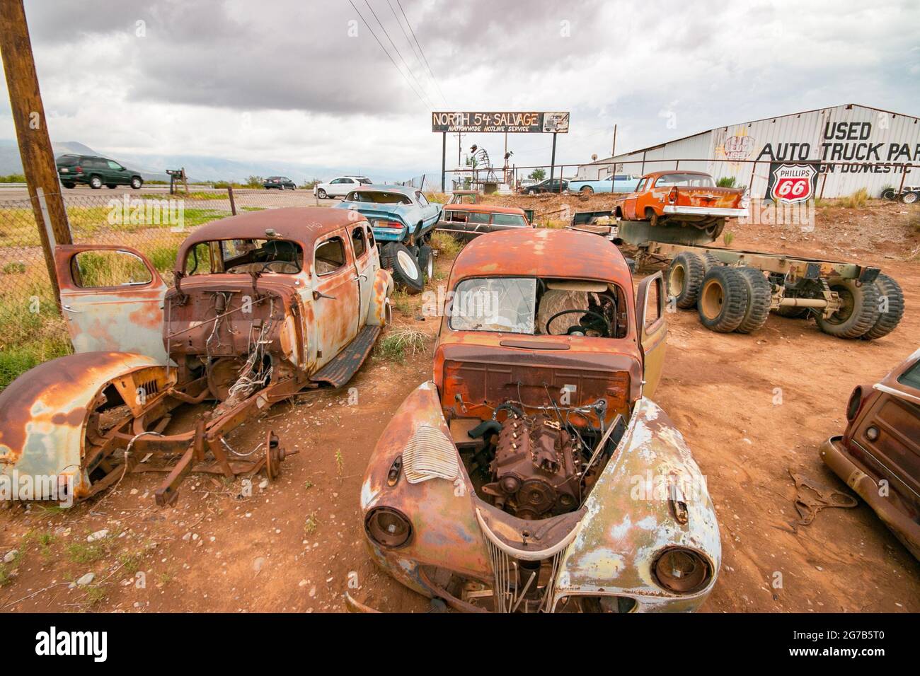 1950s Junkyard High Resolution Stock Photography and Images Alamy