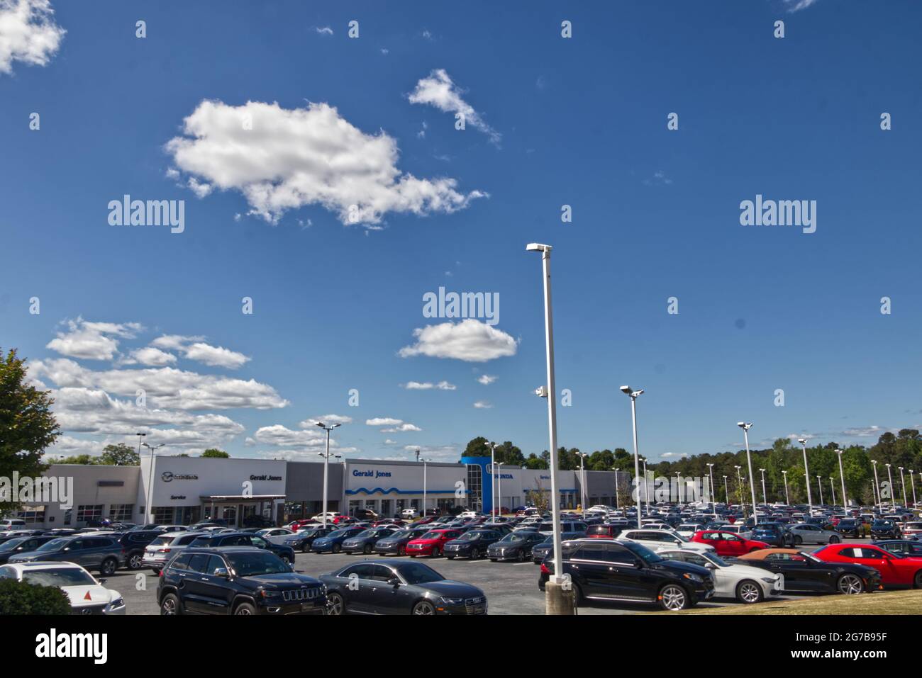 Augusta, Ga USA 04 25 21 Honda Car Dealership car lot Gerald Jones