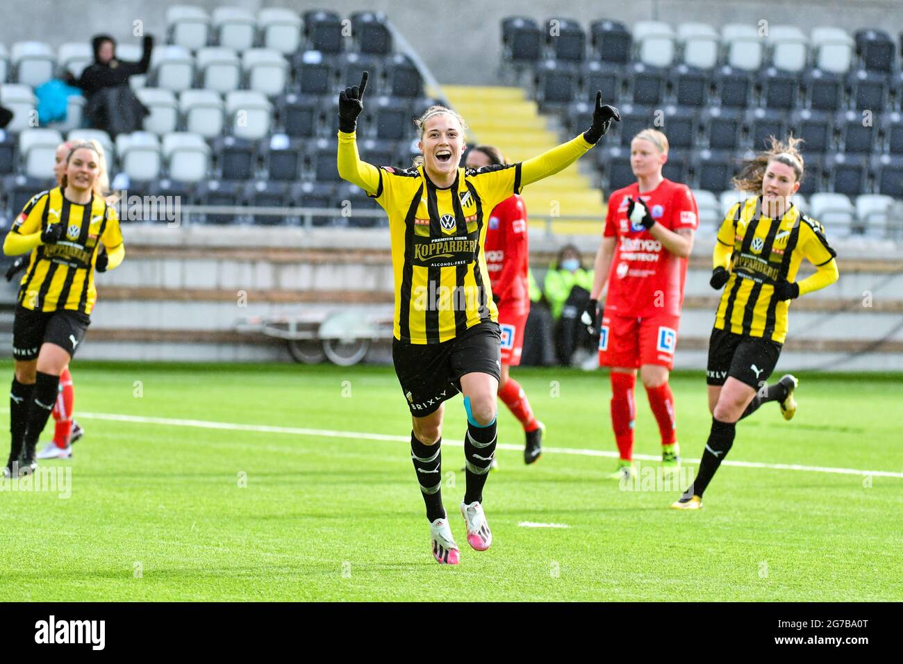 Fotboll, Svenska Cupen, Häcken - Linköping Stock Photo - Alamy