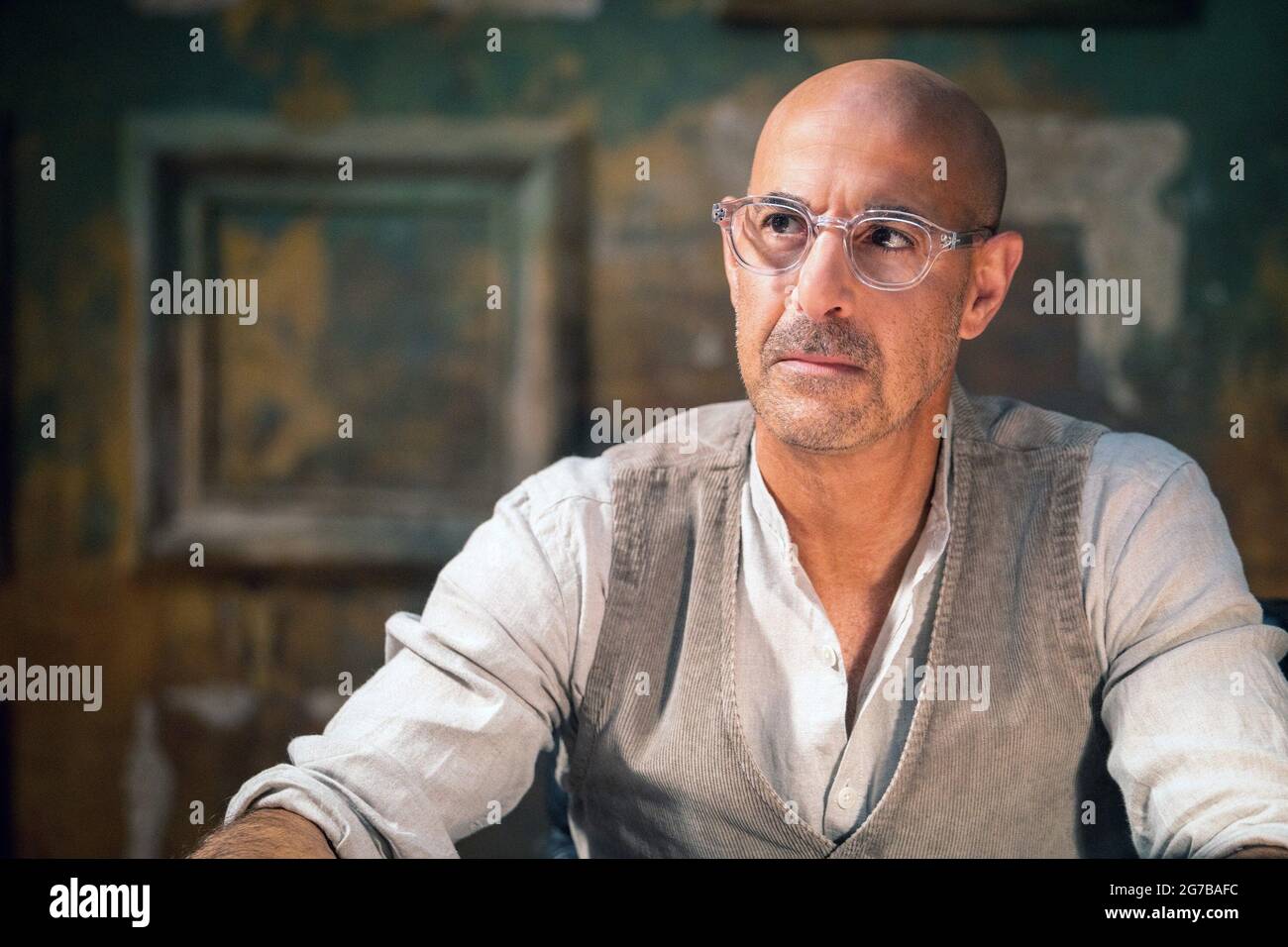 JOLT, Stanley Tucci, 2021. ph Simon Varsano /© Amazon Prime Video