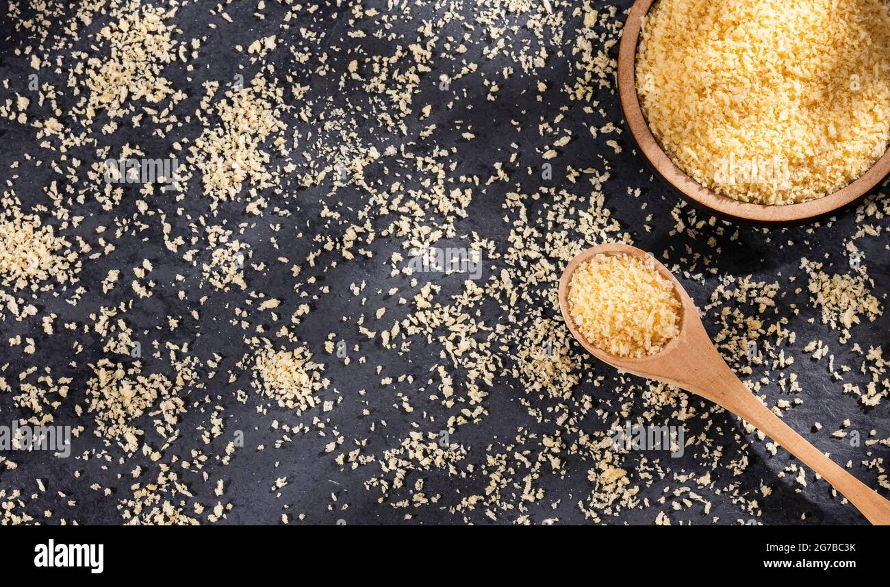 Panko Japanese bread in crumbs Healthy food Stock Photo Alamy