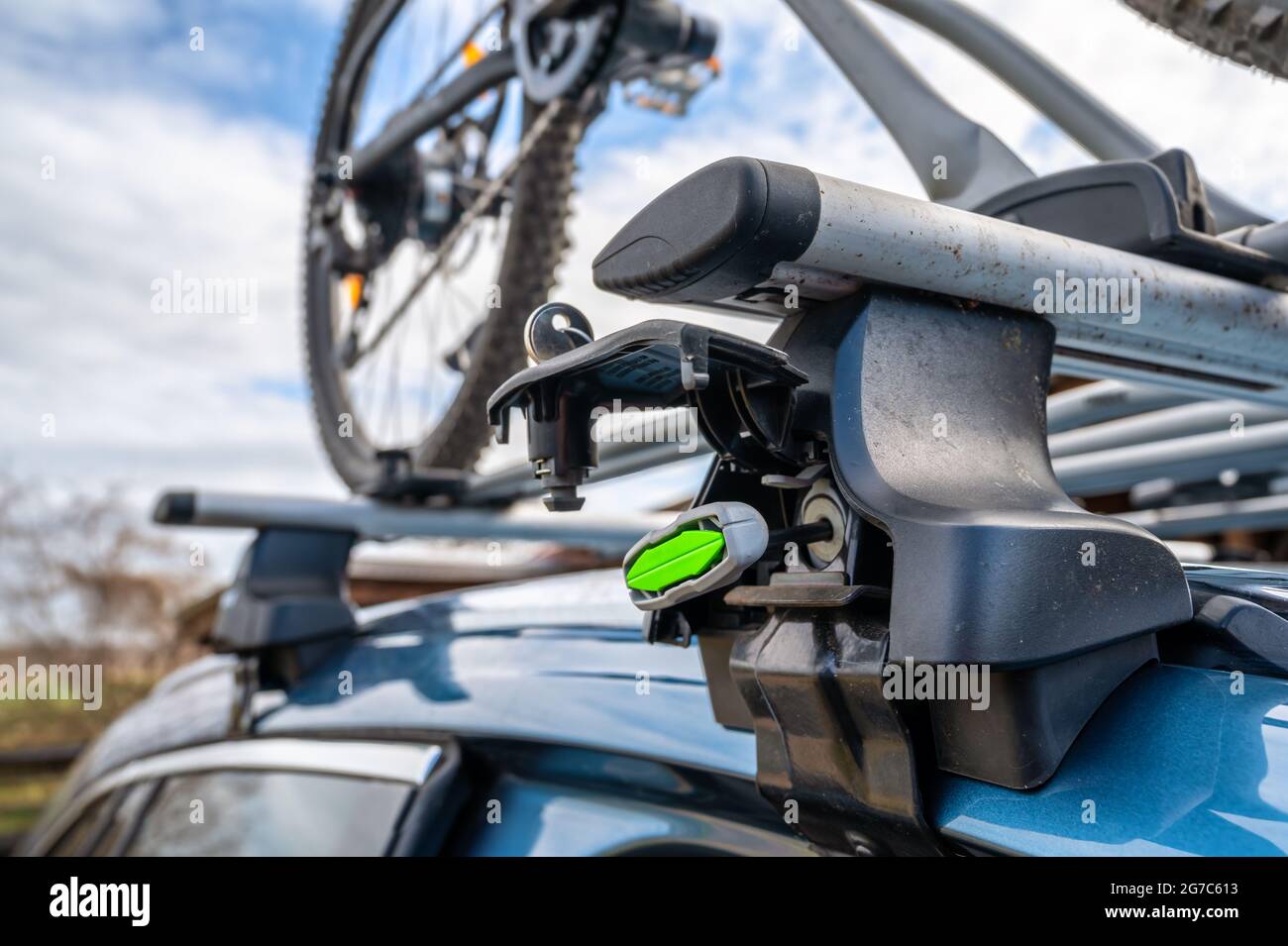 Roof rack load hi-res stock photography 