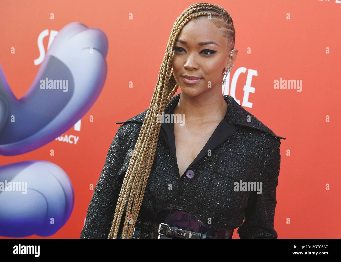 Los Angeles, USA. 12th July, 2021. Sonequa Martin-Green arrives at the ...