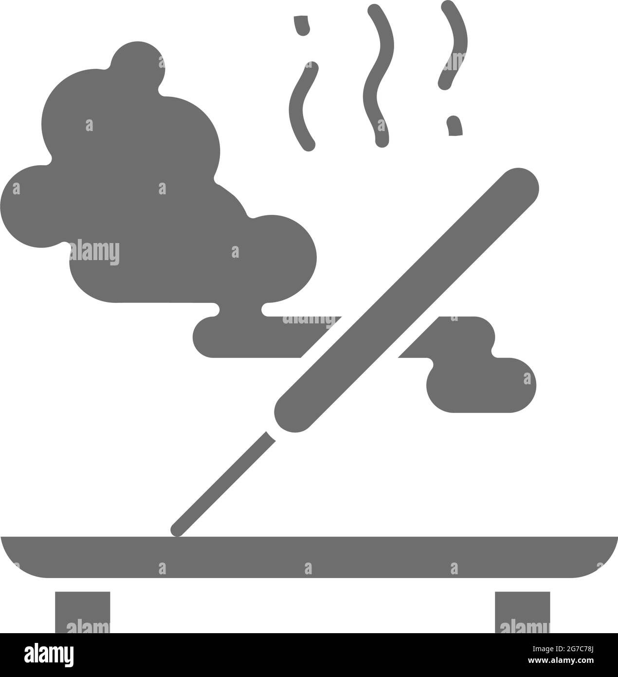 Incense burning Stock Vector Images - Alamy