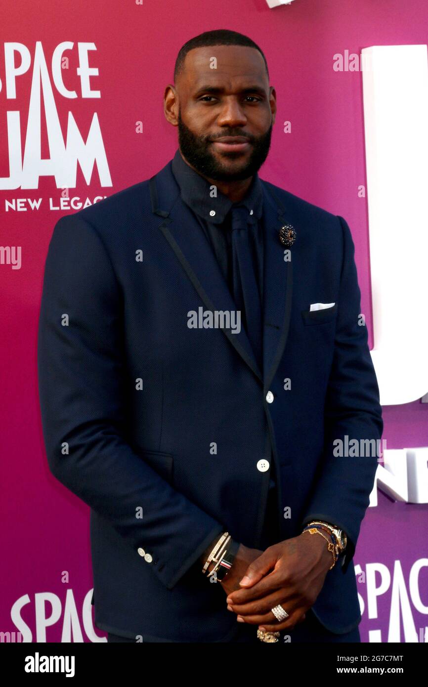 LOS ANGELES - JUL 12: LeBron James at the Space Jam: A New Legacy ...
