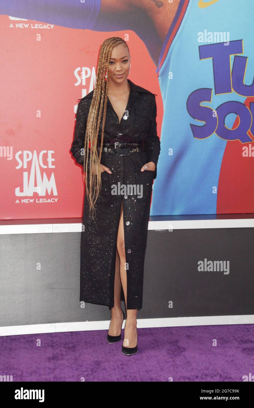 Sonequa Martin-Green 07/12/2021 The World Premiere of “Space Jam: A New ...