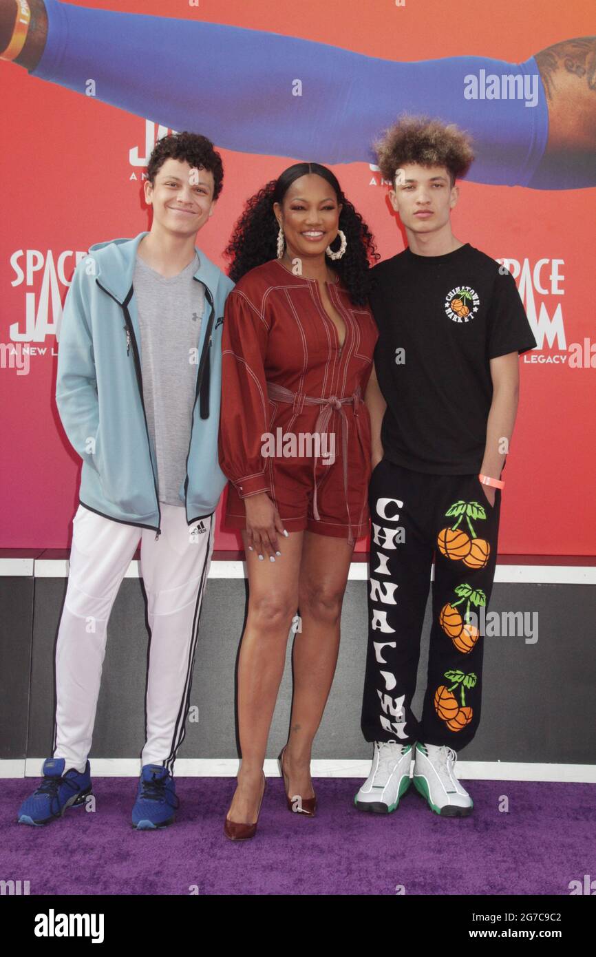 Jax Joseph Nilon, Garcelle Beauvais, Jaid Thomas Nilon 07/12/2021 The