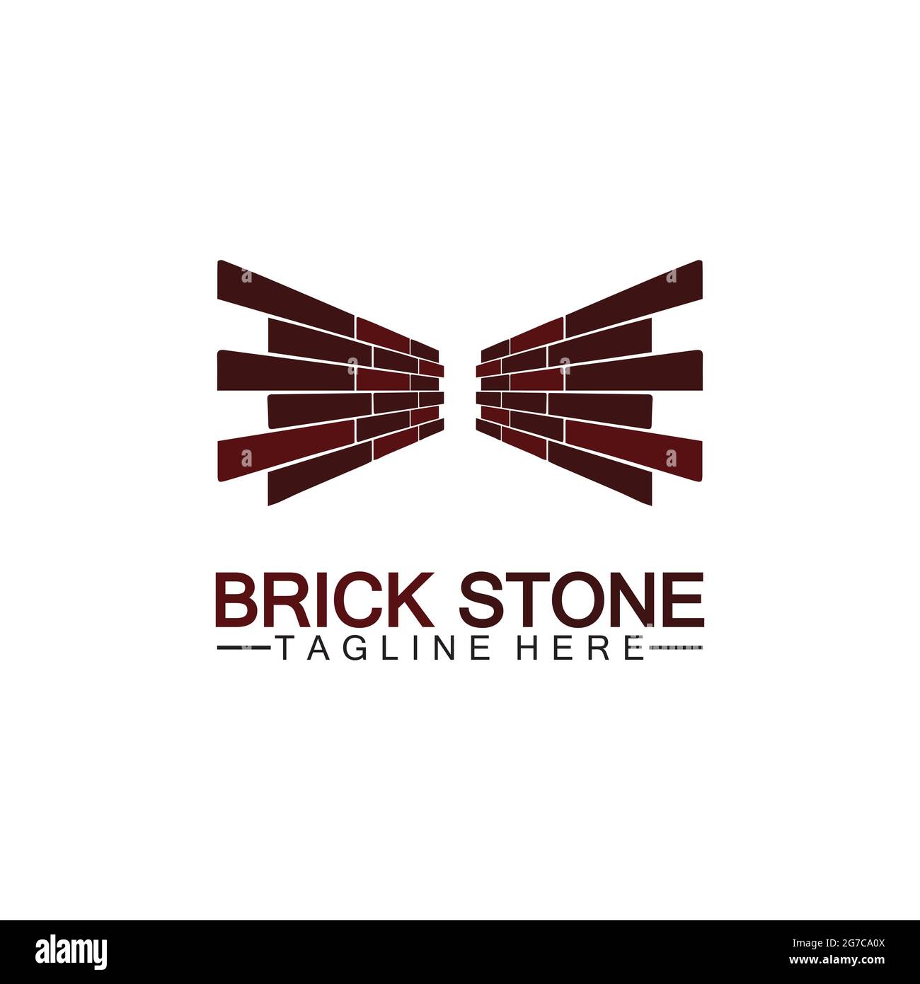 Brick stone logo hi-res stock photography and images - Alamy
