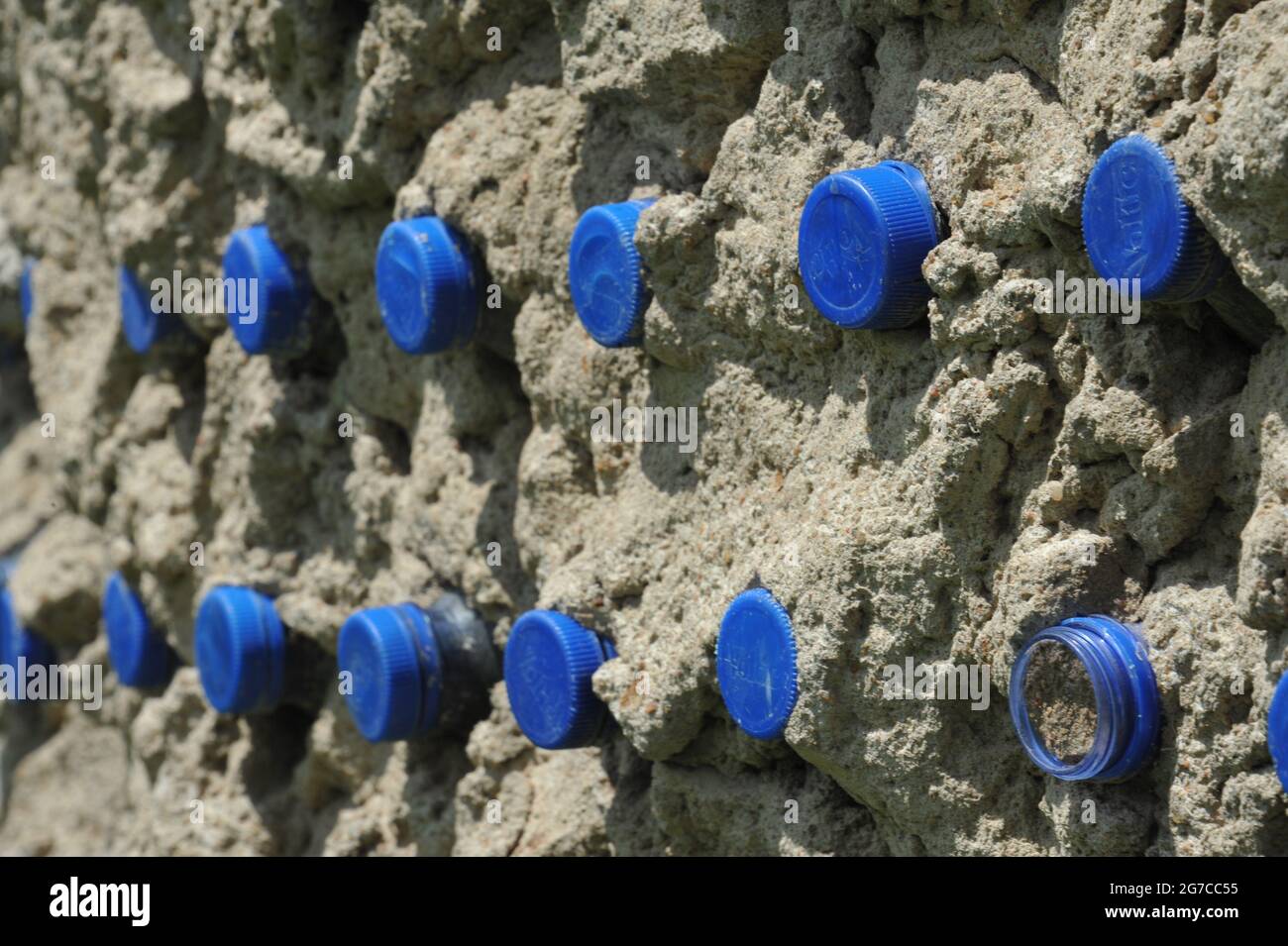 Accra. 24th June, 2021. Photo taken on June 24, 2021 shows recycled