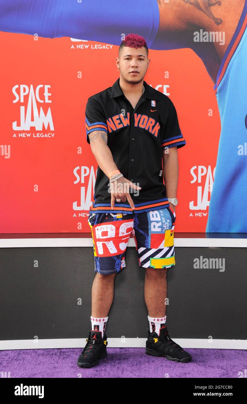 Los Angeles, CA. 12th July, 2021. Boza at arrivals for SPACE JAM: A NEW LEGACY Premiere, Regal LA Live, Los Angeles, CA July 12, 2021. Credit: Elizabeth Goodenough/Everett Collection/Alamy Live News Stock Photo