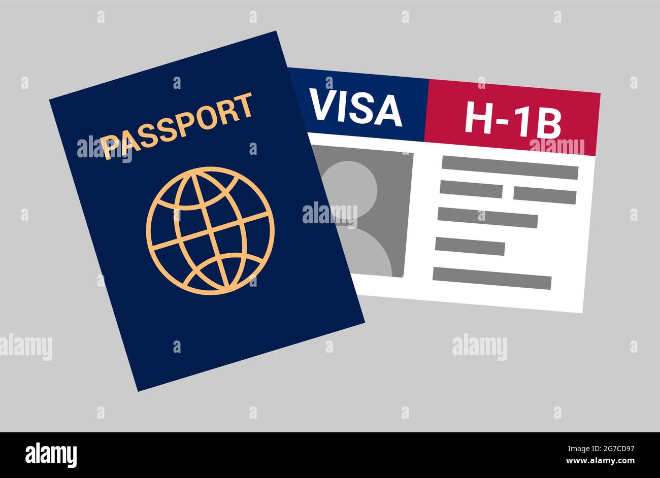Temporary visa Stock Vector Images - Alamy