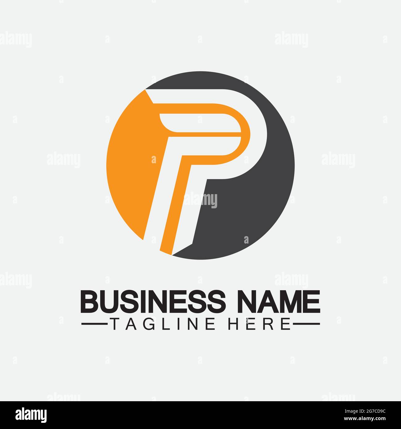 Letter P Logo vector illustration design Stock Vector Image & Art - Alamy